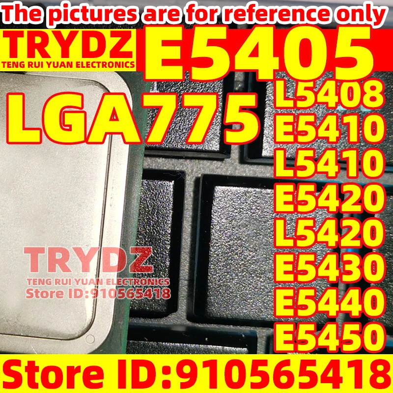 1pcs Used LGA775 E5405 L5408 E5410 L5410 E5420 L5420 E5430 E5440 E5450