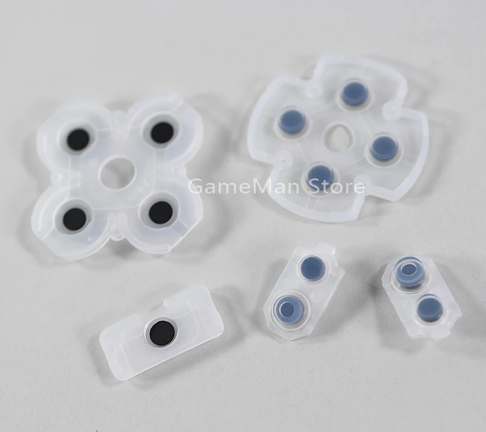 Almohadillas de goma conductoras para JDS 050 055 5,0 JDM055 JDM050 PS4 botones de controlador goma de contacto
