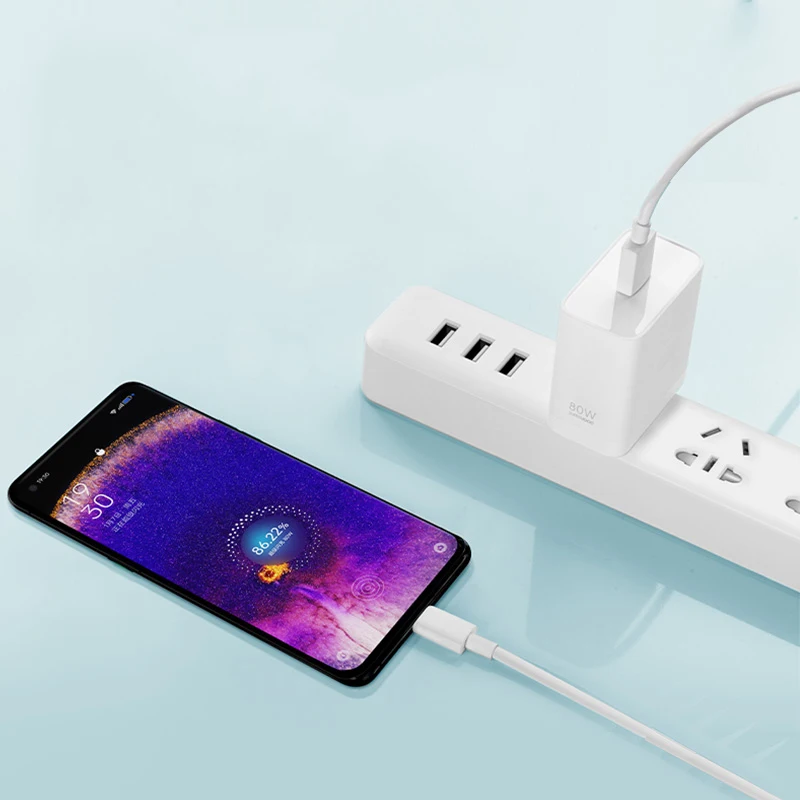 OPPO 80W Super VOOC Charger For OPPO Find N2 X5 X3 X2 A1 Pro VOOC/Dart Fast Charge EU/US Adapter For ACE Reno8 T 9 7 6 5 Oneplus - náhled 6