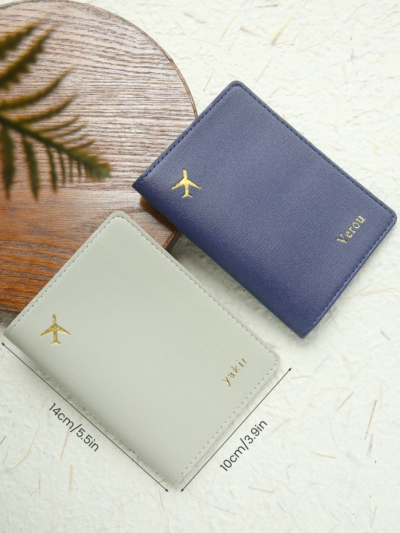 Personalized Passport Cover Customized Hot Stamping Name Passport Customize Letters Cover Passport Holder Cover Travel Wallet