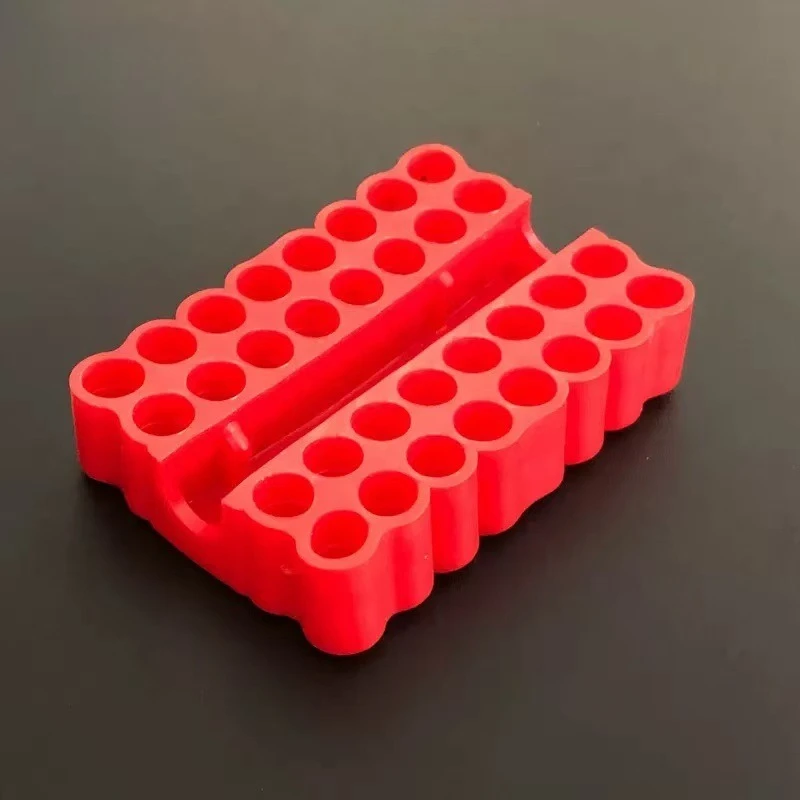 32-Loch-Schraubendreher-Bithalter, Sechskant-Bit-Organizer, tragbarer Bithalter, Bohrer-Aufbewahrungsbox für 6,35-mm-Schäfte – Detail 3