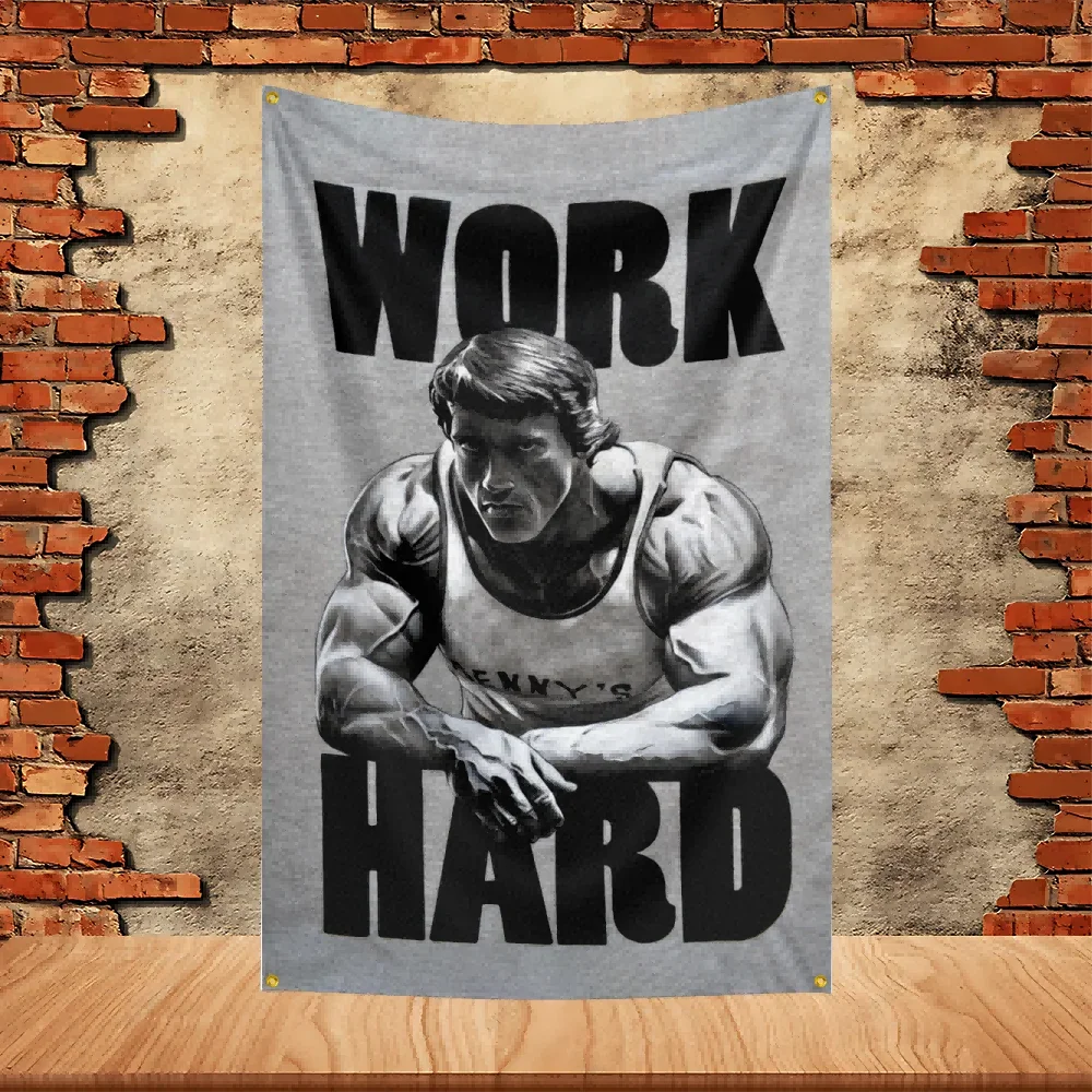 90X150ft Arnold Schwarzenegger Boxing Party Flag Polyester Printed Flag Banner Tapestry for Garden Garage Decoration Concert Fla