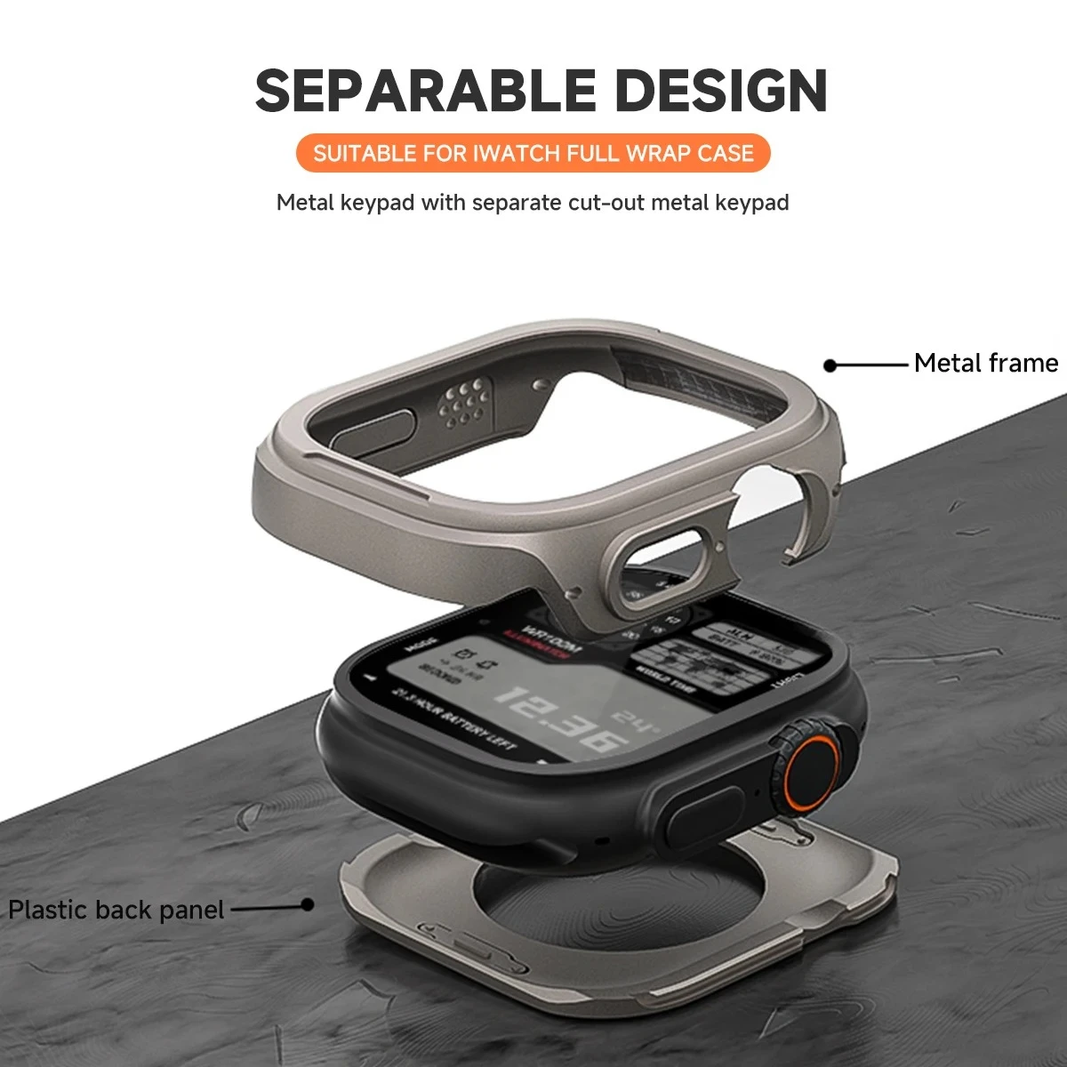 Metal Case for Apple Watch 49mm 46mm 42mm 44 45 Protector Case Aluminum Cover Bumper Frame for IWatch Series 10 Change To Ultra