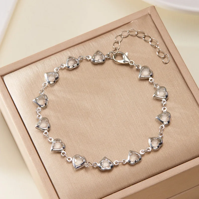 Sommer Süße Rote Kirsche Fußkettchen für Frauen Mode Niedlichen Reis Perlen Blumen Herz Kette Fußkettchen Strand Barfuß Sandale Schmuck – Detail 12
