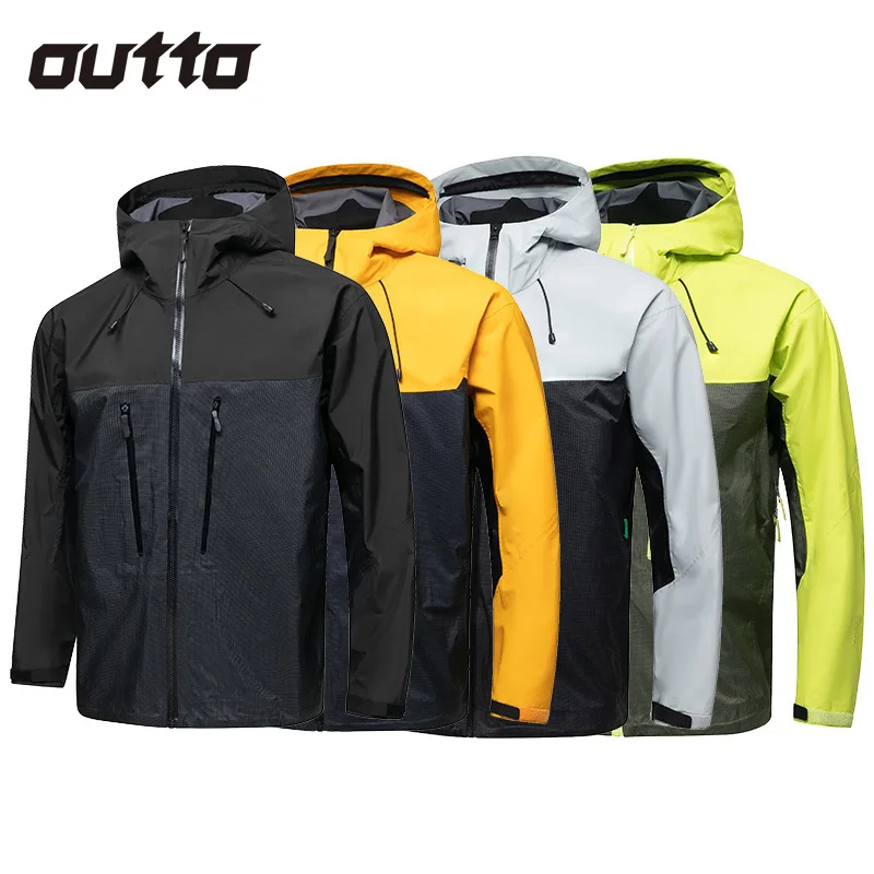 

New Contrasting Color Assault Suit Men Women Outdoor Hiking Sports Climbing Jacket Windproof Waterproof Couple Hooded Jackets