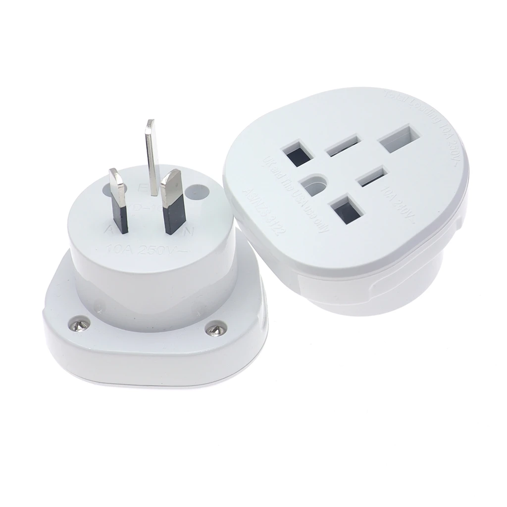 Travel Adapter 3 pin New Zealand Australia Travel Plug Universal US/UK/EU to AU/NZ Plug Converter AC Power Home Plug