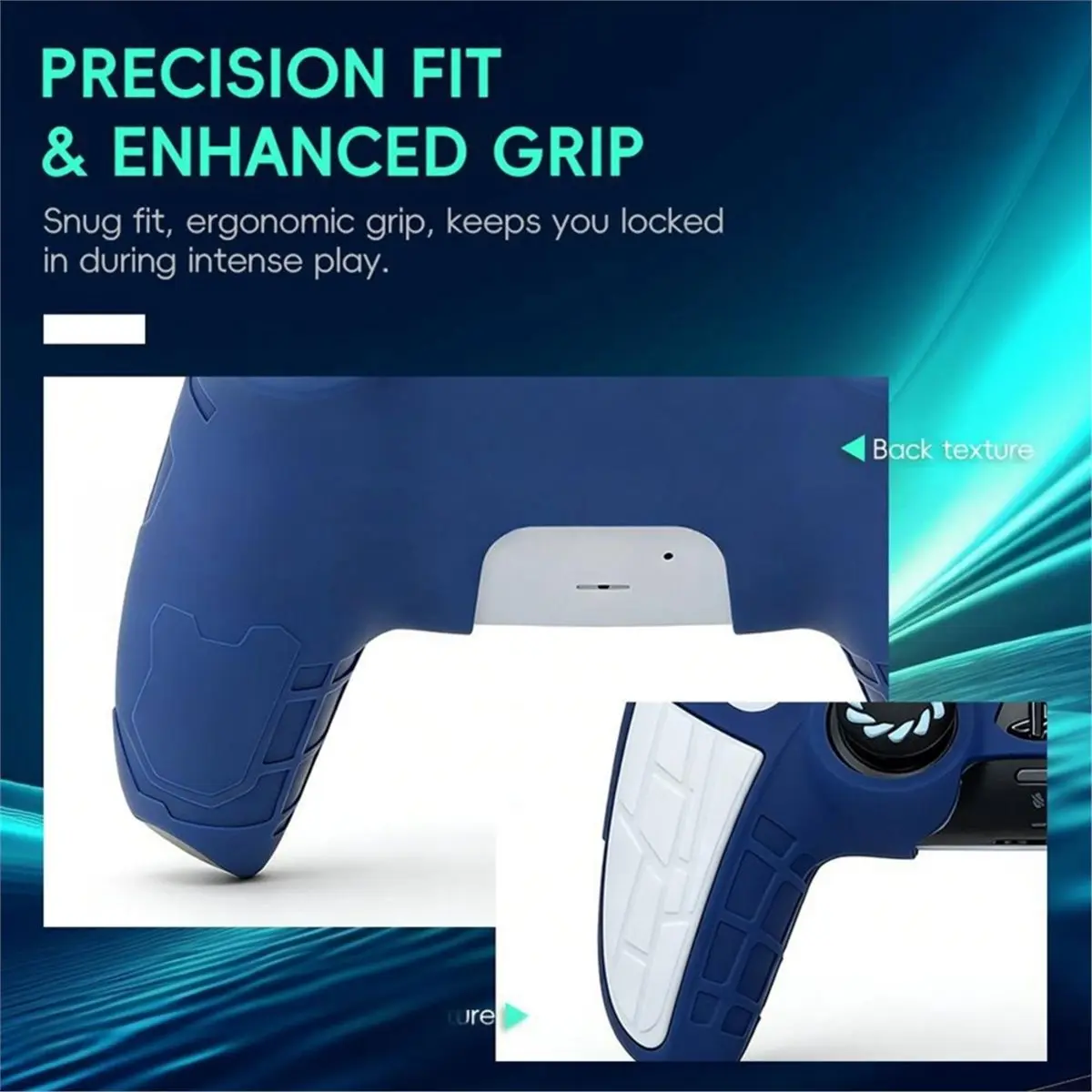 update. Silicone Case for PS5 DualSense Controller with Thumb Grip Caps Special Edition Series Soft Protective Case