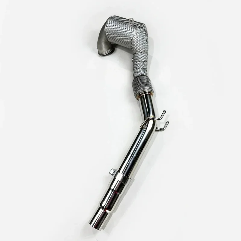 High-performance Downpipe Trapezoidal for Audi S3 2.0T Stainless Steel Car Exhaust System