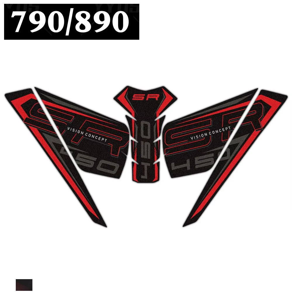 450SR Frosted Motorcycle Accessories Sticker Decal Kit Fuel Tank Pad Protector Anti slip For CFMOTO 450SR