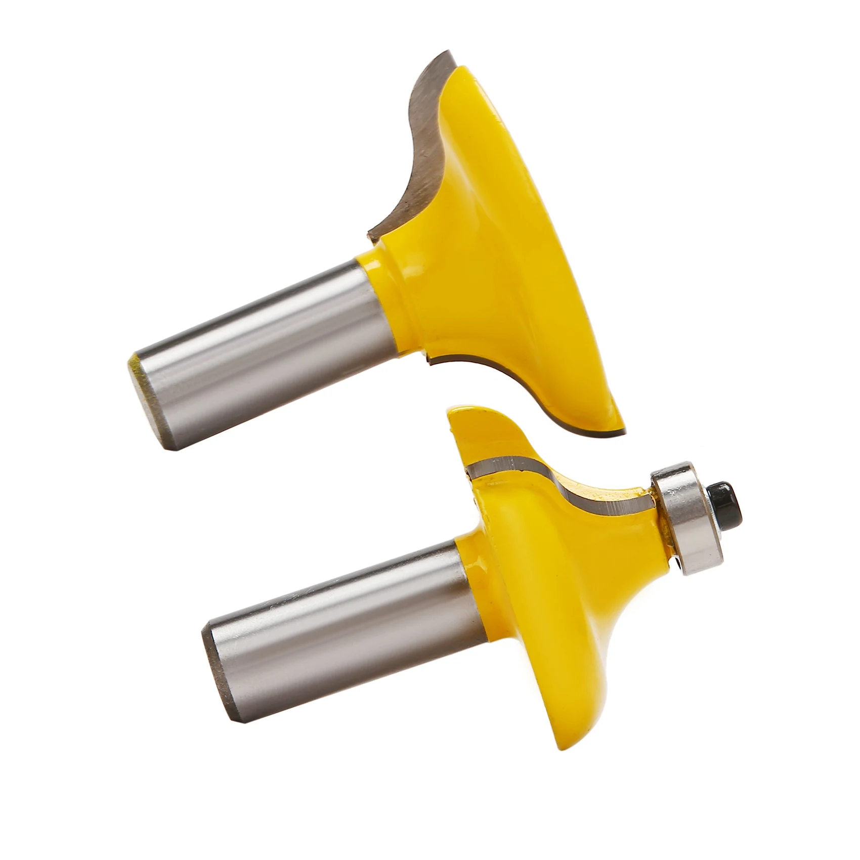 2 Pc 1/2 inch Shank Entry Door For Long Tenons Router Bit Woodworking Cutter Woodworking Bits Tenon Cutter For Woodworking Tools