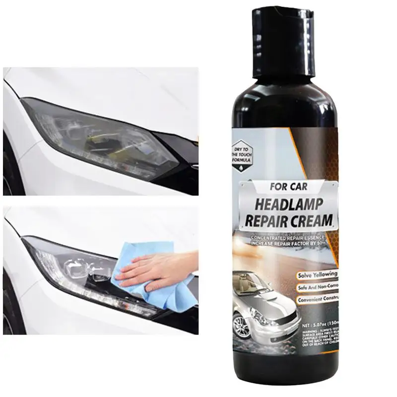 

Car Headlight Repair Liquid 150ml Car Headlamp Repair Liquid For Restoration Enhance Headlight Automative Maintenance Fluid For