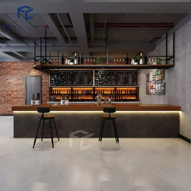 공장 공급 모던 바 디자인 맞춤형 레스토랑 호텔 나이트클럽 바 LED 조명