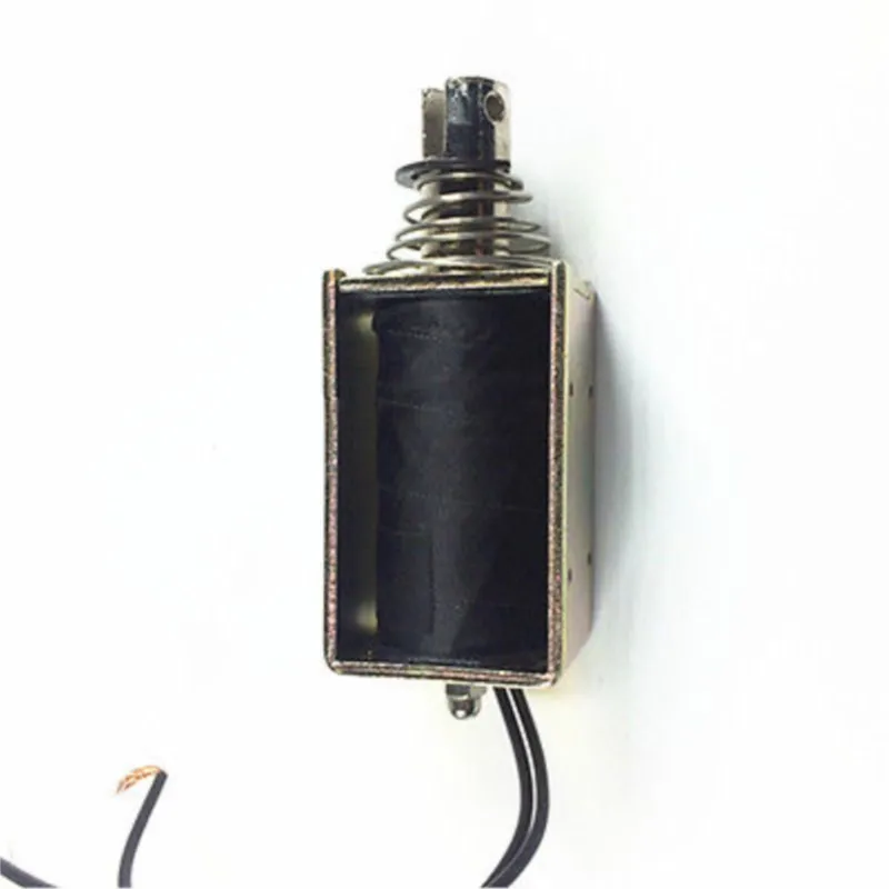 JF-1264B 12V 24V DC 2.5A 10mm 55N Open Frame Solenoid Electromag net Push / Pull type