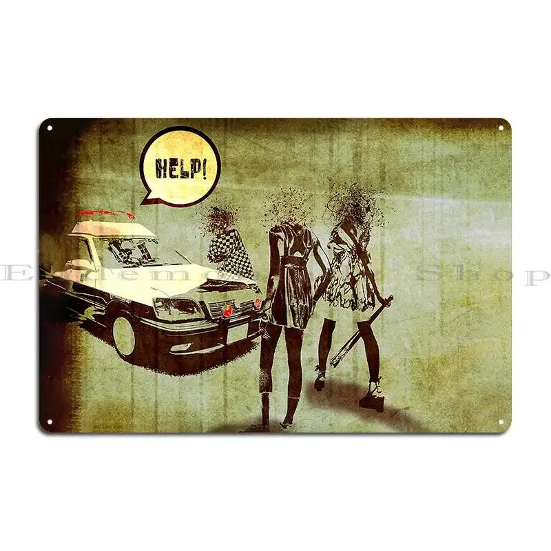 الفتيات الذين لا تحب السلطة Ii علامة معدنية بار المرآب الطباعة المخصصة المرآب الديكور تين تسجيل ملصق #2