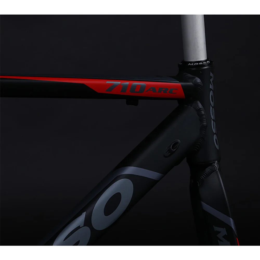 700C MOSSO 710ARC Aluminum Alloy Road Bike Frameset Ultra-light Internal Routing Cable Line Frameset Bicycle Accessories