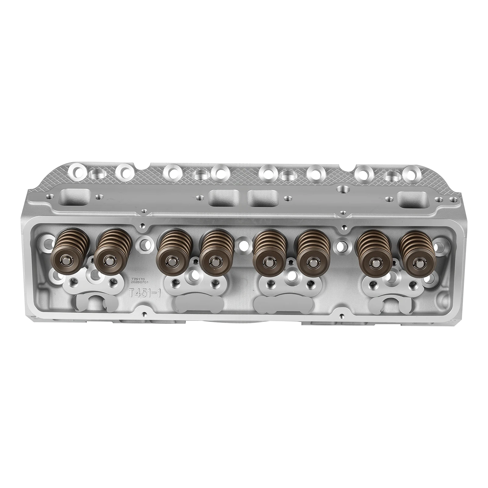 SucceBuy Engine Cylinder Head Assembly Replacement Aluminum Engine Cylinder Head Kit Compatible with Small Block Chevrolet