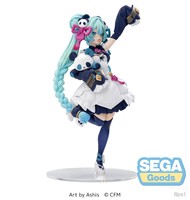18CM Anime Hatsune Miku Figure National Style Fashion Panda MODERNCHINA Model Toy Gift Collection Action Figure PVC