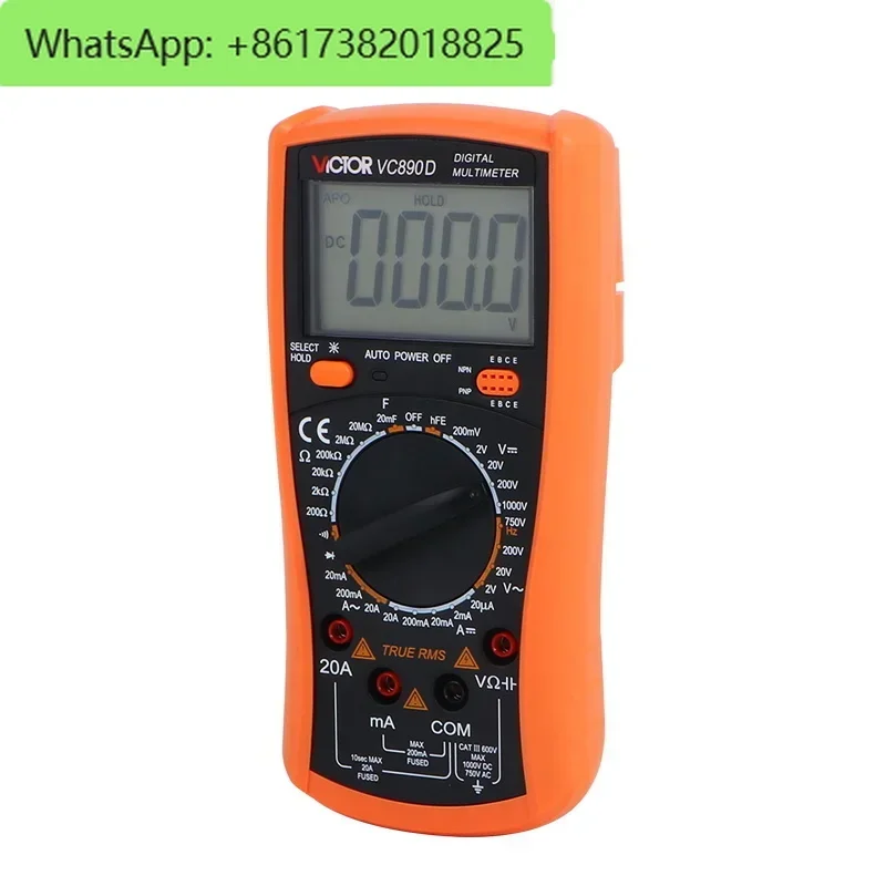 

Shengli Multimeter Digital High Precision Automatic Electrician Universal Meter Digital Display Multimeter VC890D/C +