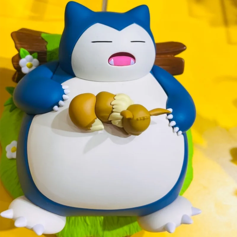 

Аниме-фигурки Покемонов: Снорлакс с куклами Иви, оригинальные коллекционные настольные украшения Funism, модель для детей, подарок