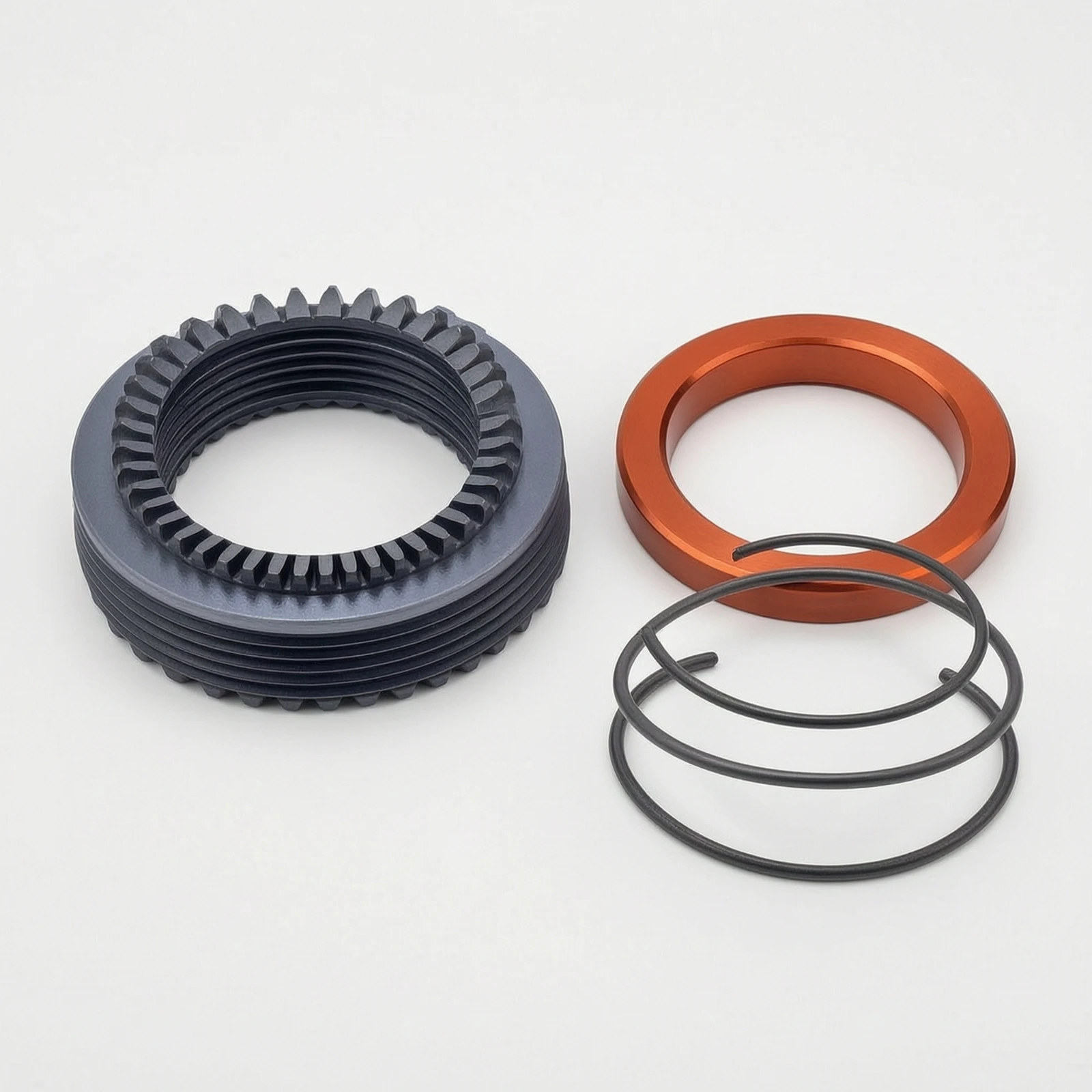 Ratchet Assembly Alloy Steel Freehub Assembly Ratchet with Pawls Threaded Hub Cassette Pawls Compatible for Mechanics
