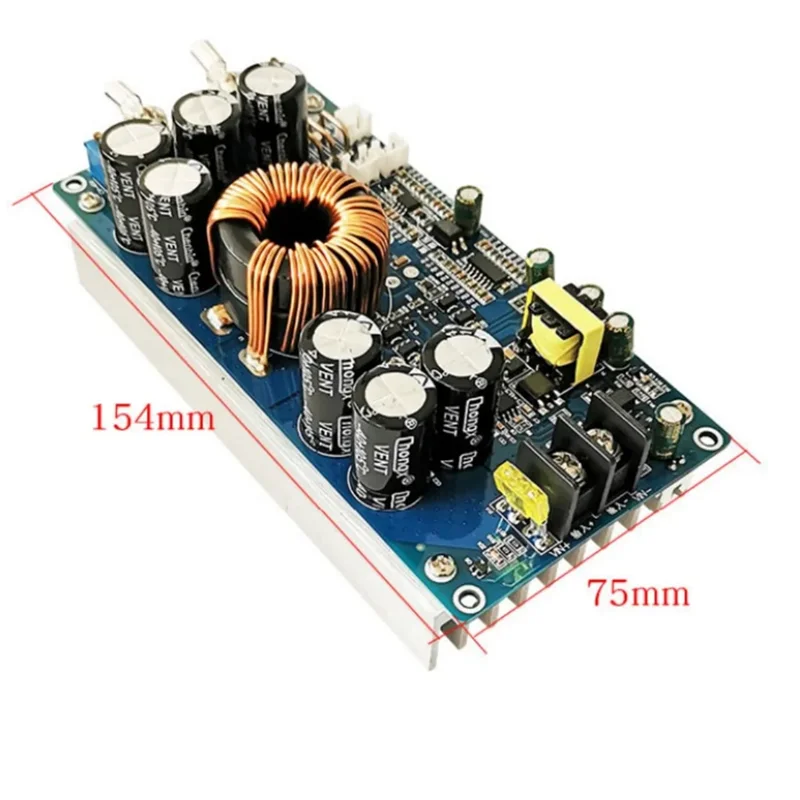1 Buah DC20V-70V Ke DC2.5V-58V 30A Modul Daya Step-Down Dapat Disesuaikan 800W Multifungsi Daya Tinggi