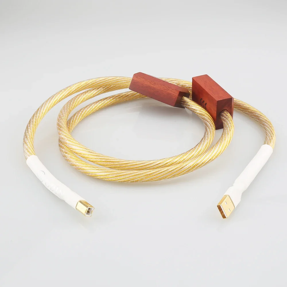 Hi-End Nordost ODIN Gold USB 2.0 A to USB B Cord DAC Data Cable Hifi Audio  Sound Card Connection Audio Sound Wire