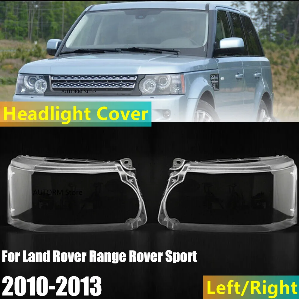 Linke/Rechte Autoscheinwerfer-Abdeckung Lampenschirm-Gehäuse für Land Rover Range Rover Sport L320 2010-2012 Scheinwerferabdeckung