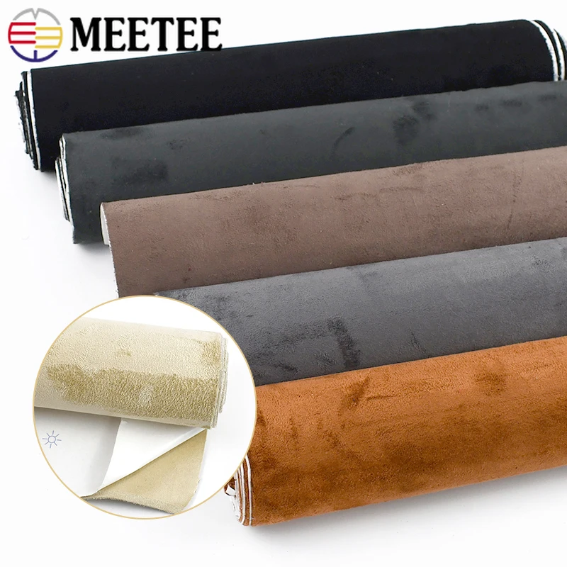 

Meetee 20*30/70cm Suede Fabric 0.8mm Thick Self-adhesive Adhesive Cloth Car Interior Workbench DIY Decoration Accessories