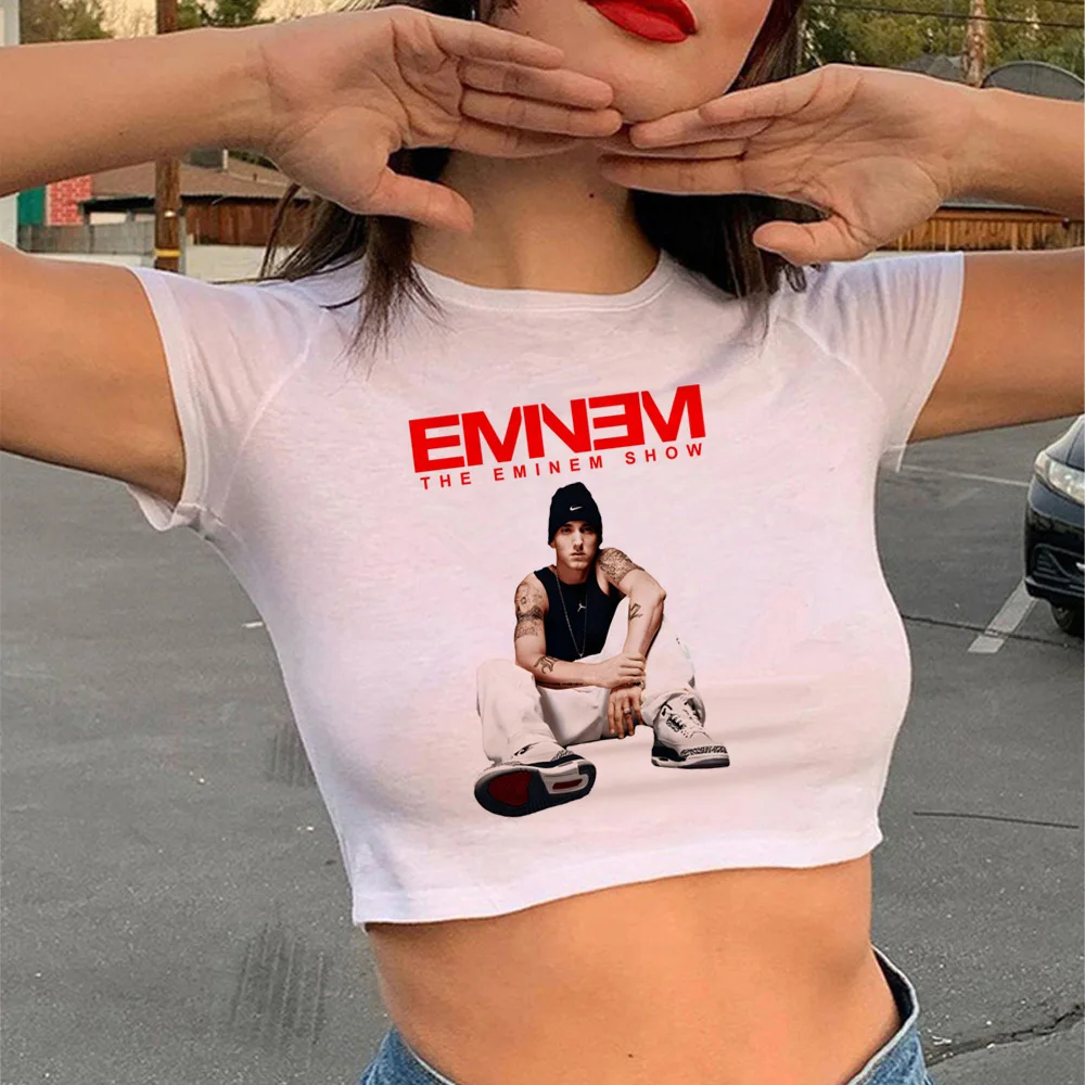 Eminem t shirt women designer graphic top female y2k clothes