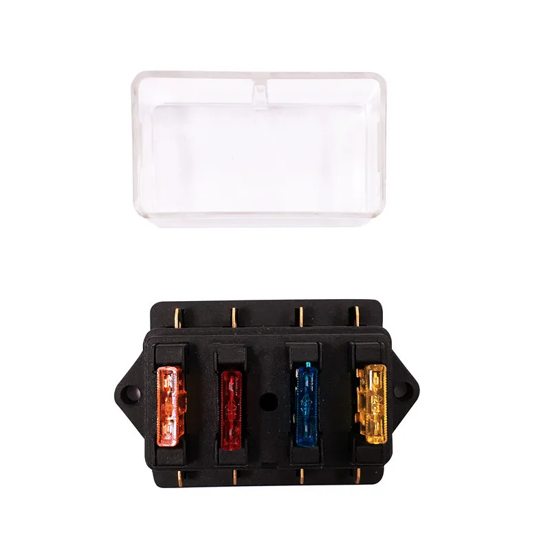 1set Fuse Box Block Fuse Holder Box Car Vehicle Circuit Automotive Blade 4 / 5 / 6 / 8 / 10 / 12 Way for 12V 24V ATO Standard