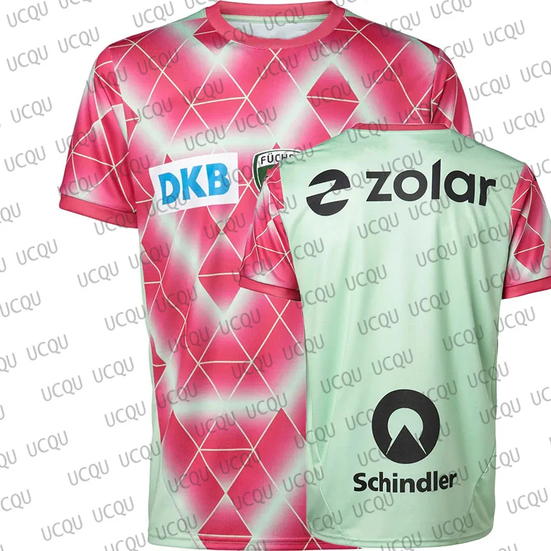 Camiseta de balonmano Füchse Berlin para hombre y mujer, ropa deportiva para jóvenes y niños, uniforme de balonmano de entrenamiento de gran tamaño, camiseta deportiva transpirable Unisex para playa