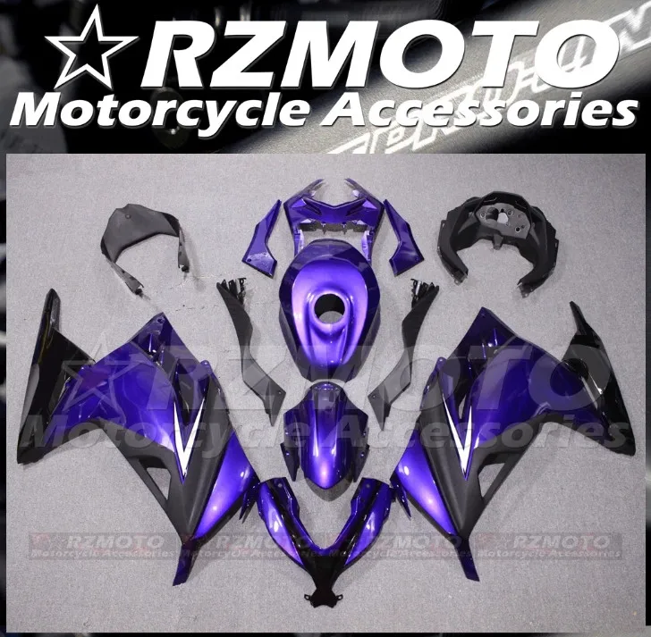 New ABS Motorcycle Fairing Kit Body Bodykits Fit For Kawasaki Ninja300 Ninja 300 EX300R EX-300R 2013-2018 Black Purple