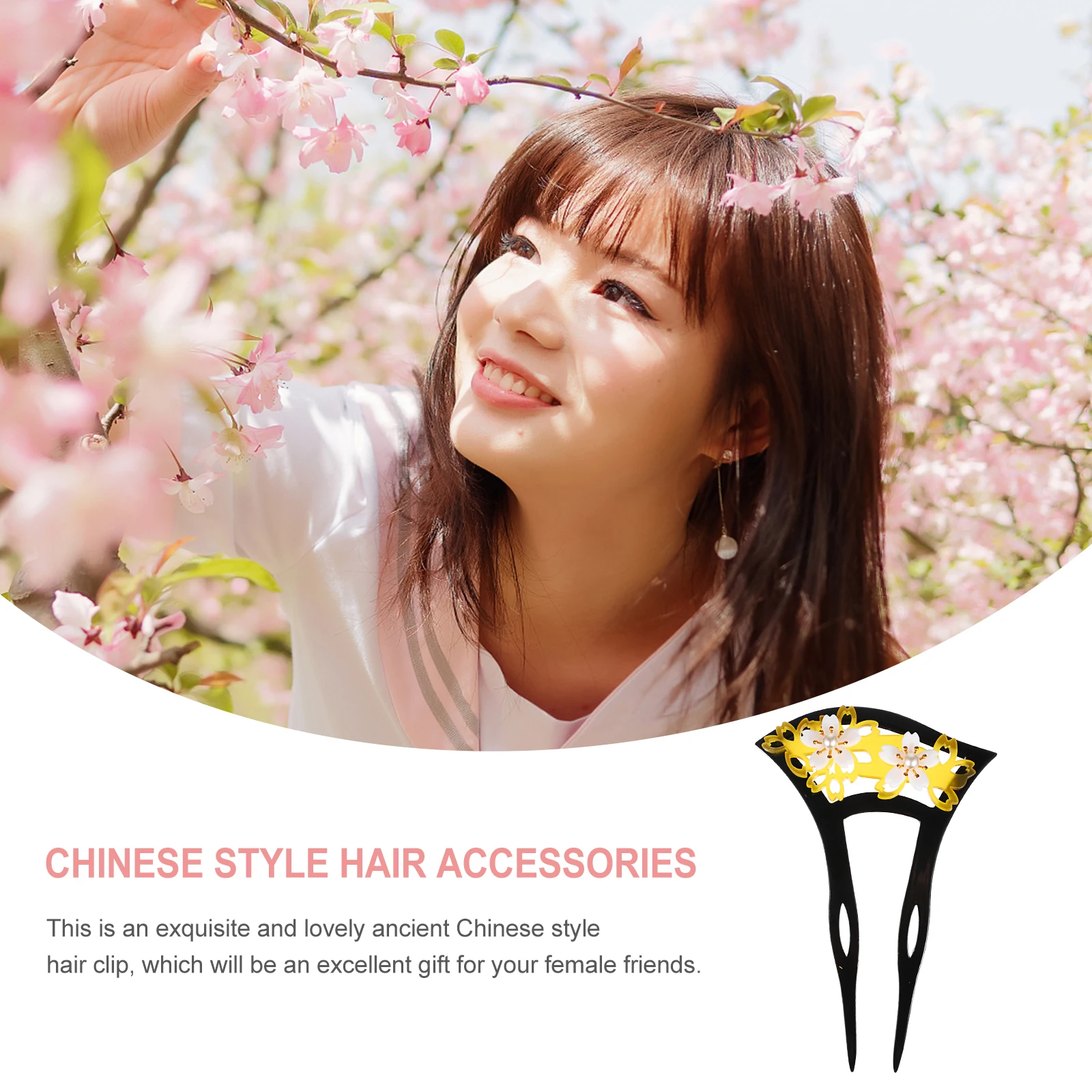 

Hairpin Women's Barrettes Popular Clips Accessories for Traditional Shape Pins to Weave Accessory