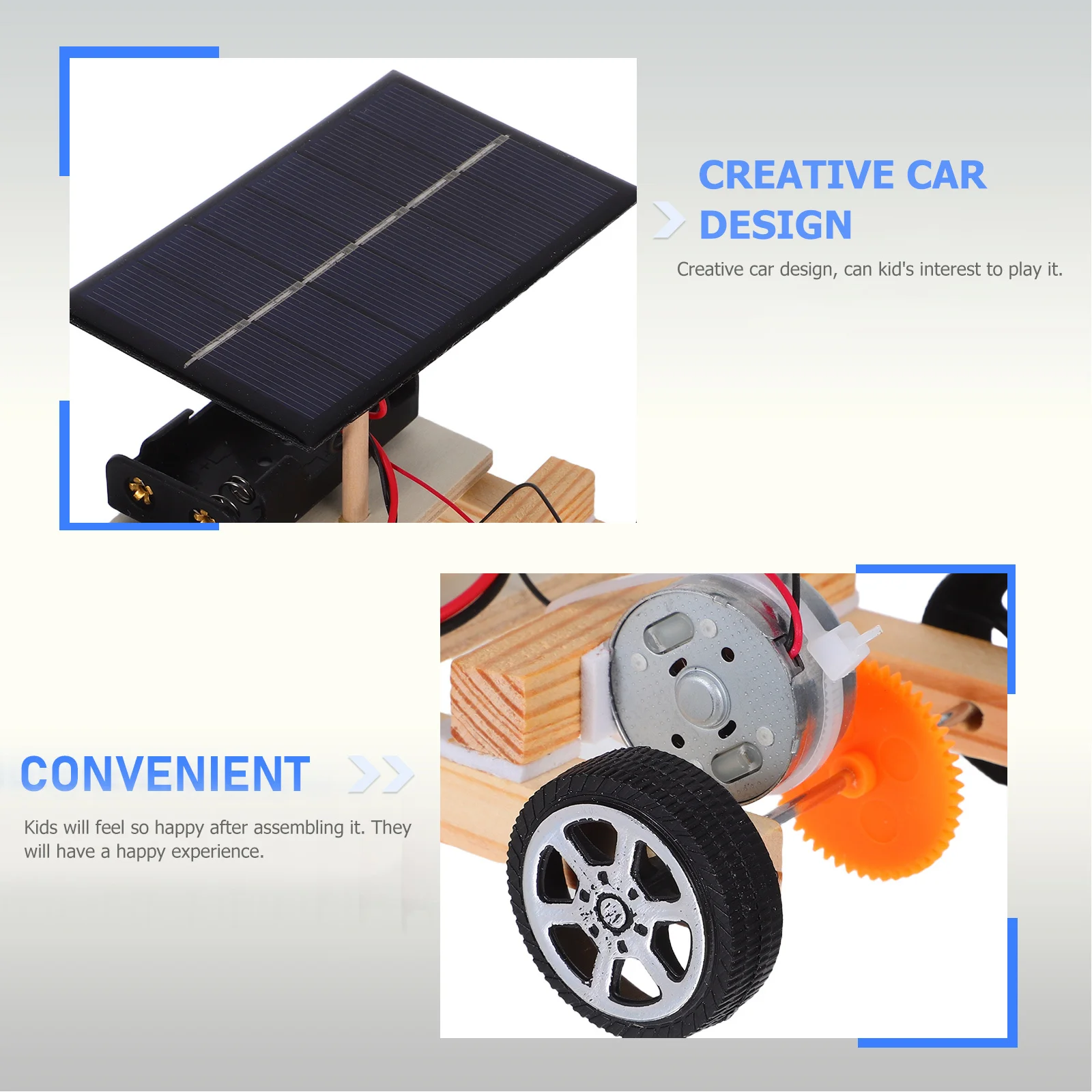 Kit de construction en bois DIY pour enfants, 1 pièce, pour projets scientifiques d'ingénierie créative, cadeau éducatif pour enfants