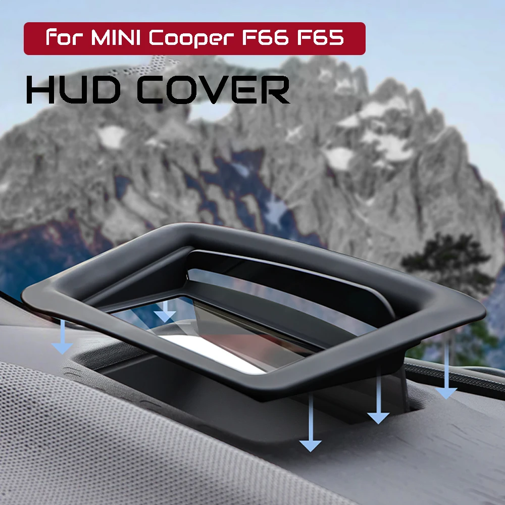 

Автомобильный пылезащитный чехол HUD для Mini Cooper F65 F66 F67 2024 2025, защитный чехол для проекционного дисплея автомобиля, комплекты автоаксессуаров