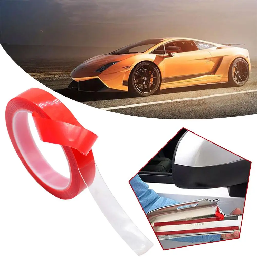 Car Strong Double Sided Adhesive Stickers Tape Nano Auto Waterproof Tools Tape Car Sticker Reusable Protect Cle W4T5