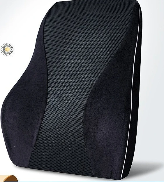 

Memory Foam Lumbar Support Cushion Car Office Seat Back Waist Pillow Four Seasons Universal