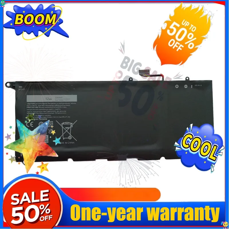 SWZY New 90V7W JHXPY JD25G 090V7W Battery For Dell XPS 13 9343 XPS13 9350 13D-9343 P54G 0N7T6 5K9CP RWT1R