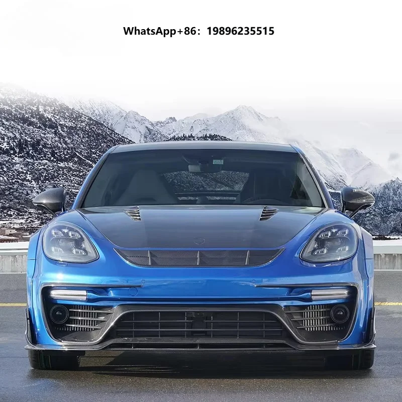 Pre-preg Carbon Fiber Front Engine Hood Bonnet Cover For  971 bodykit MSY Style
