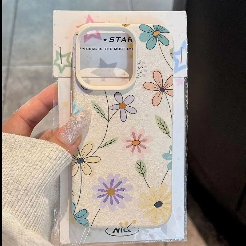 

Retro Flower Soft Case For Samsung A17 4G Cases Galaxy A16 A15 A14 A26 A36 A56 A25 S25 FE S24 S23 Ultra S22 S21 Plus Cover Funda