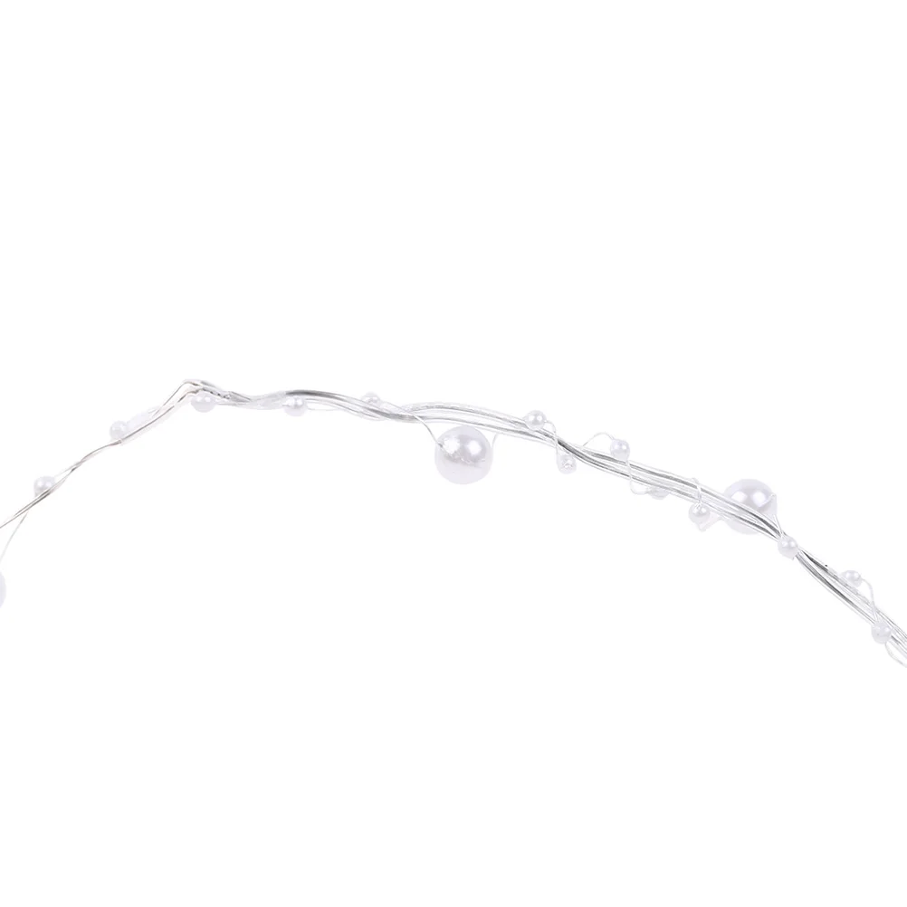 

20 LED Pearl String Lights Chain Christmas Lighting Strips Operated Decor Bedroom Patio Garden Party Festival