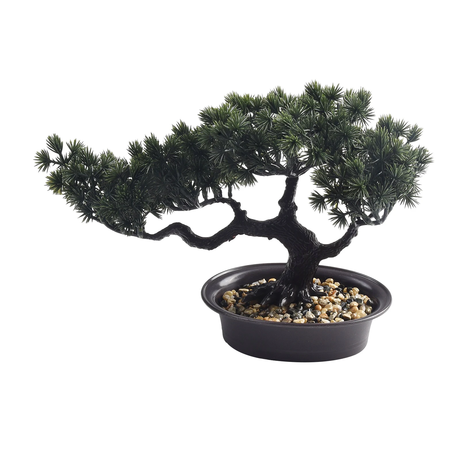 Office Artificial Plant Pine Tree Realistic Looking Simulation Artificial Bonsai For Home Brand New High Quality.