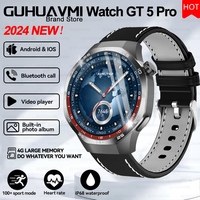 GUHUAVMI Brand Watch GT 5 Pro Sports Smart Watches Men GPS Track Compass Altimeter Waterproof Bluetooth Call NFC Smart Bracelet