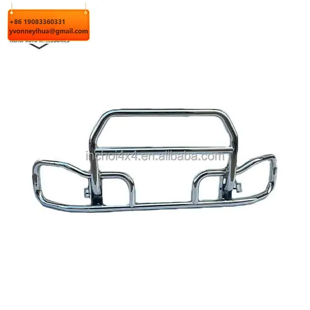 

Semi Truck Heavy - Duty Front Bumper Bull Bar With Mounting Brackets For Deer Protection And Grill Guard