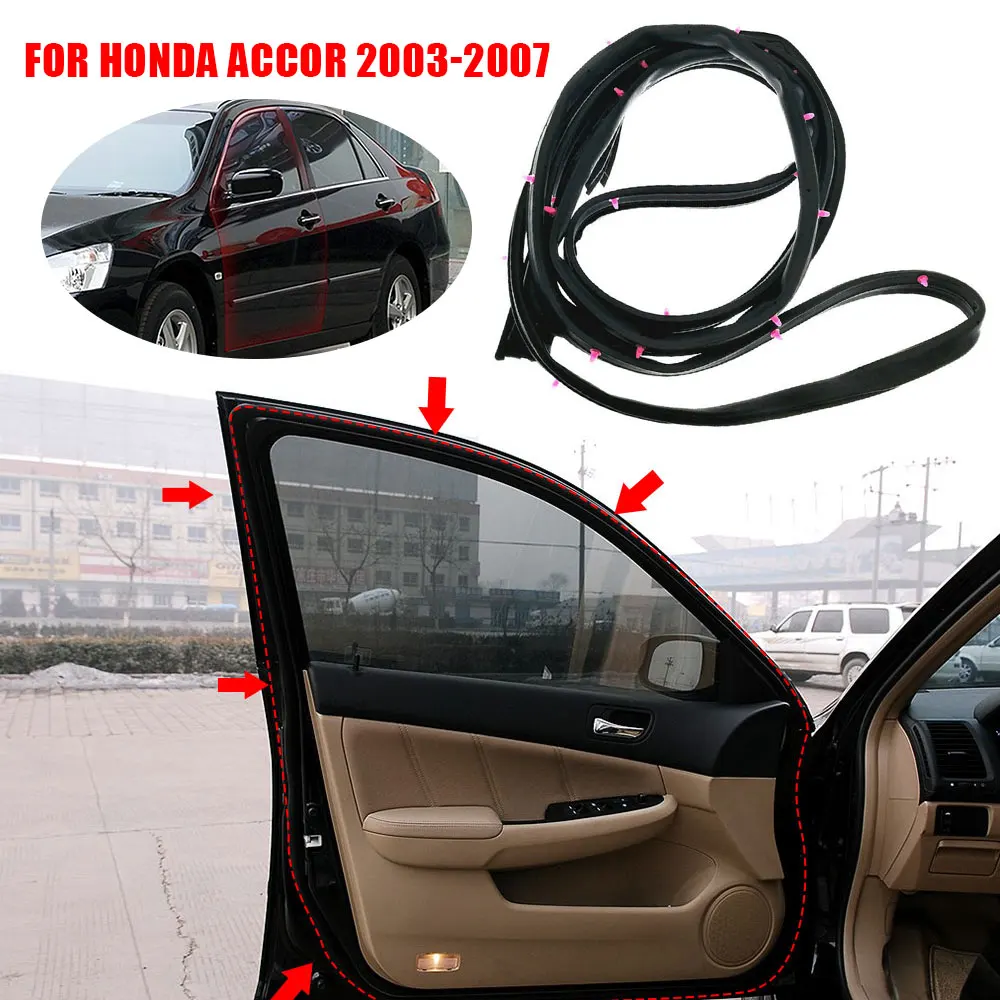 

382cm Front Left Car Door Weatherstrip Moulding Seal Fit For Honda Accord Sedan 2003 2004 2005 2006 2007 72365-SDA-A01