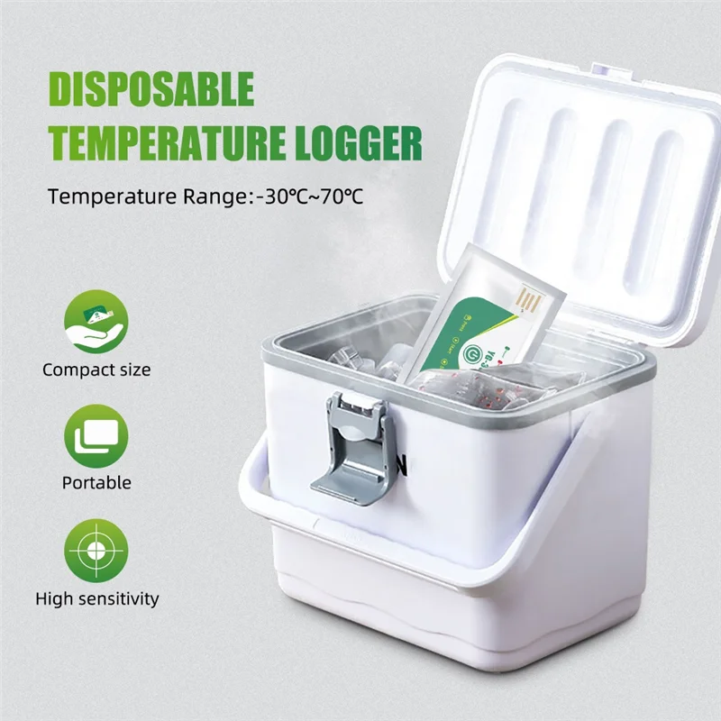 A17Z 180 Days Temperature Data Recorder Disposable USB Data Logger PDF Report For Cold Chain Transport