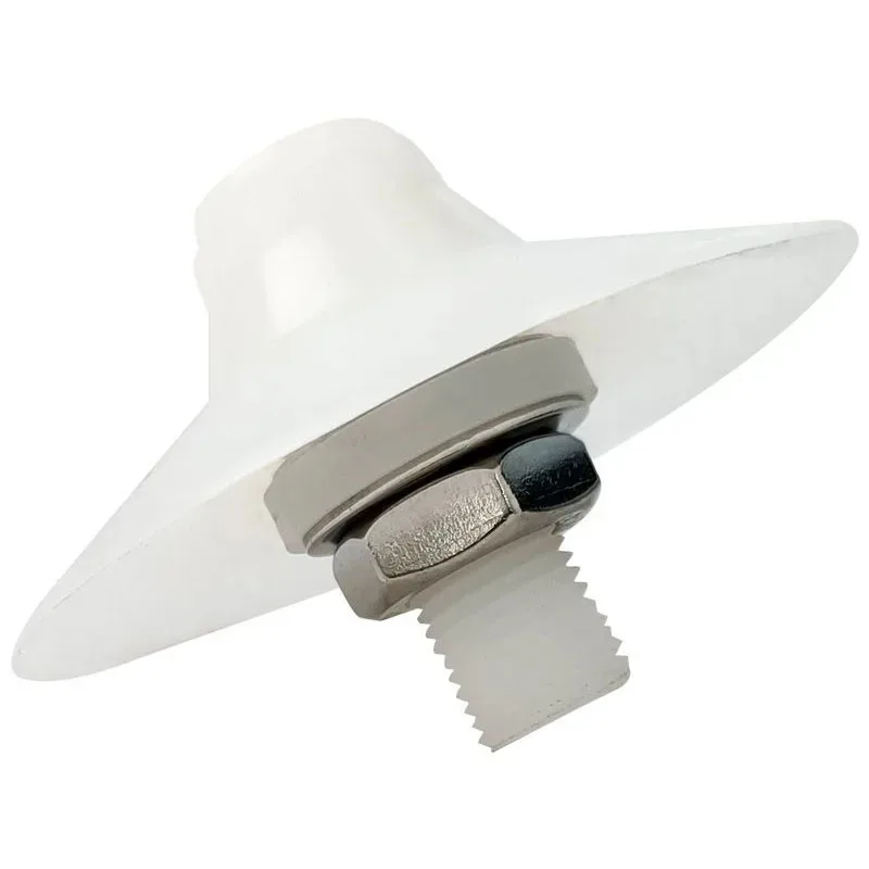 Placa Vibratoria Auxiliar para Alimentador de Silo, Placa Vibratoria de Aire DL ​ ​ Almohadilla de Silicona para Alimentos, Conector M8, de Acero Inoxidable y Aluminio