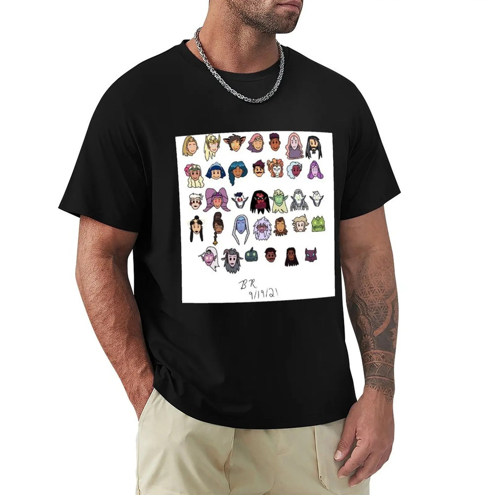 

She-Ra Headshots #1 T-Shirt Sporty Casual Quick Dry T-Shirt