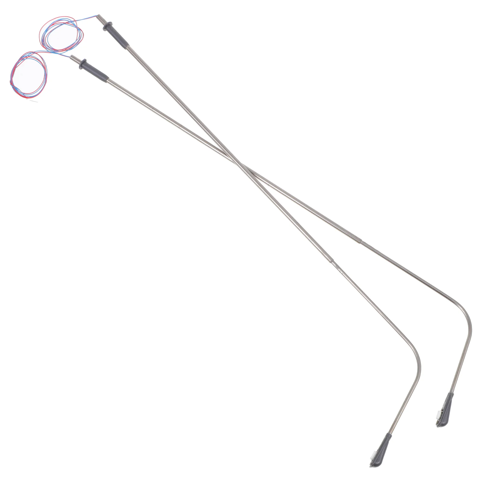 2 Pcs Christmas Decorations Outdoor Simulated Street Lamp LED Light Model Spotlight Mini Scene Decorative Streetlight Child