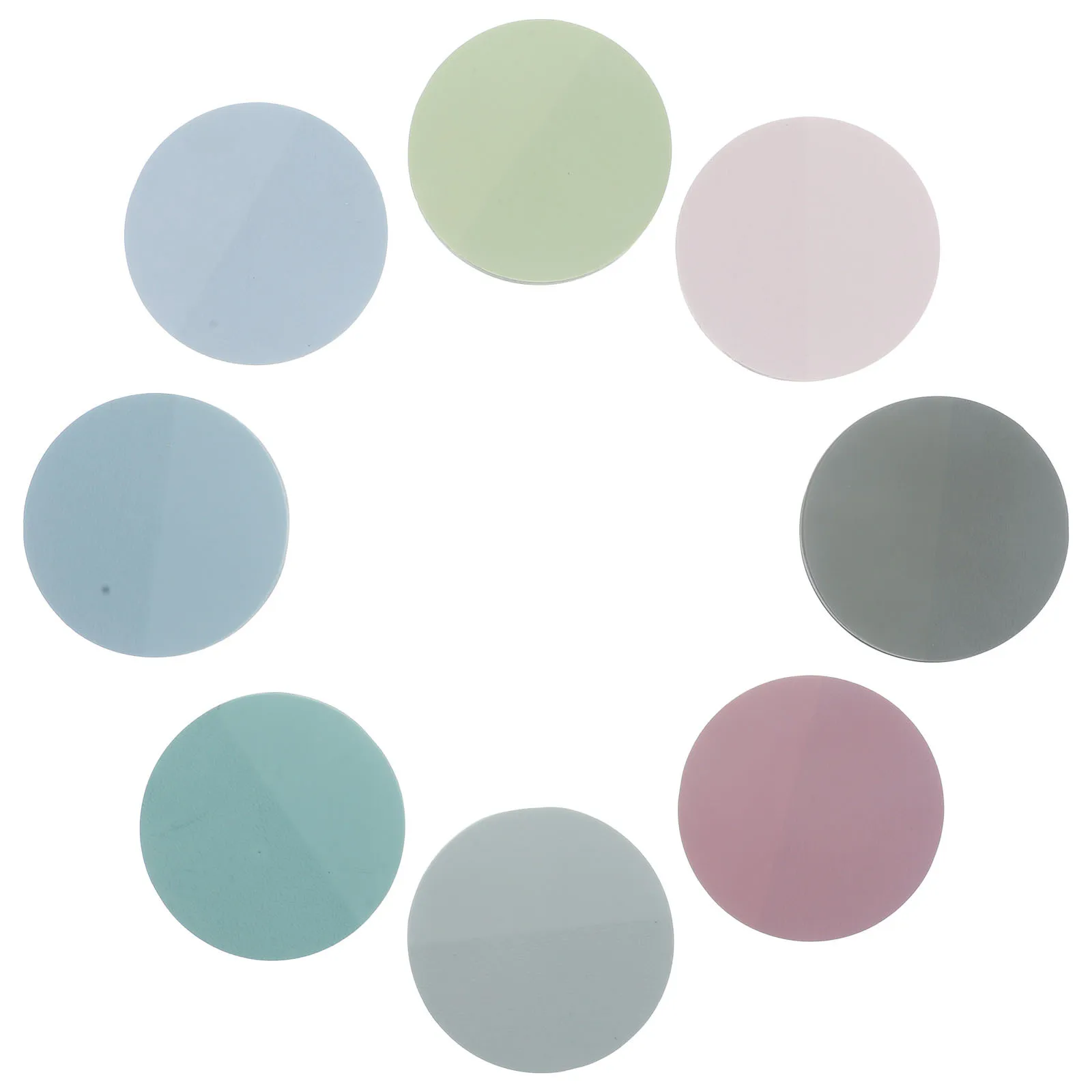 

400 Sheets Transparent Round Memo Pads Multipurpose Office School Supplies Reminder Stickers Memo Pads